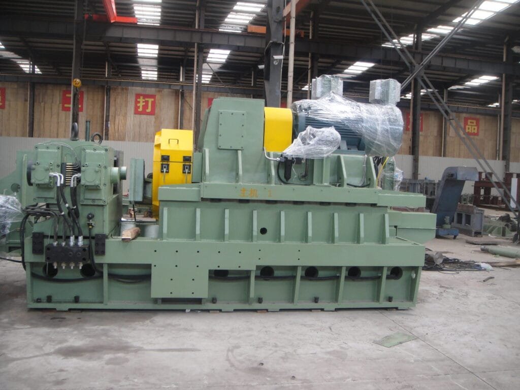 roller transmission system of facing and chamfering machine 