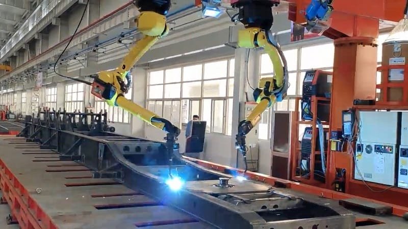 Robotic welding solution for trailer 