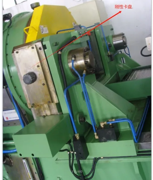 Clamping system of pipe cutting machine Clamping system of pipe cutting machine