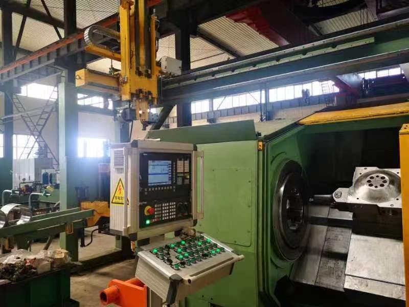 gantry system of coupling threading machine 