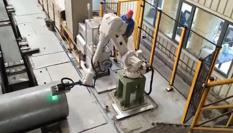 Robotic Steel Coil Labelling System