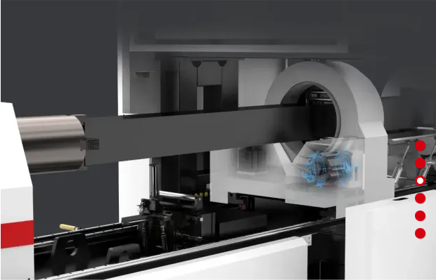 High-performance bus servo motor
Excellent dynamic performance, greatly improves production efficiency, and the maximum feeding speed can be up to 100m/min. Ensure the running speed of machine.