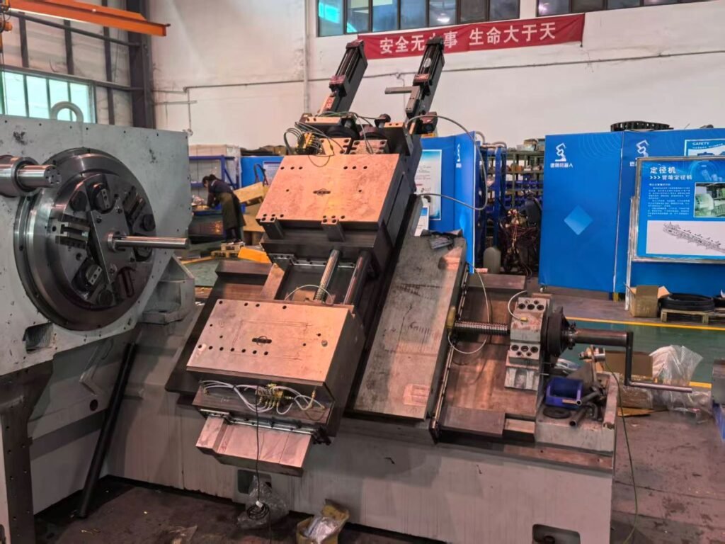 Slide Carrrige system of the cnc pipe threading machine 