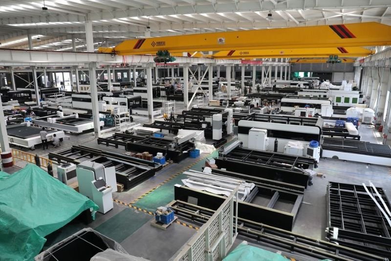 Laser cutting machine factory 