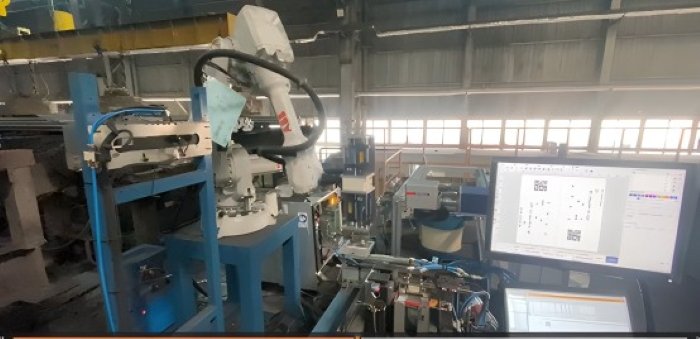 Robotic Rebar Label Spot-Welding System