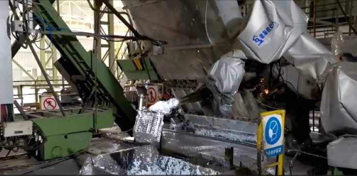 Robotic Zinc Slag Salvaging System