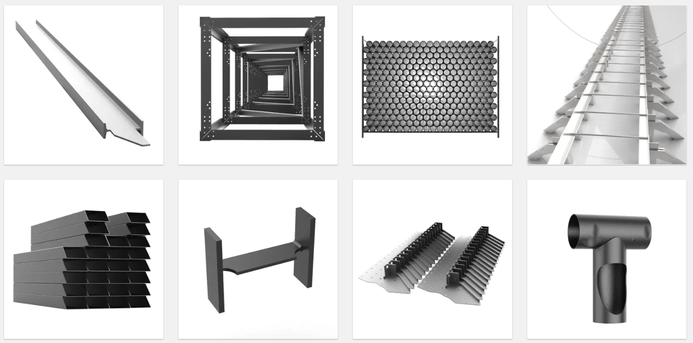 Laser tube cutting cutting sample 